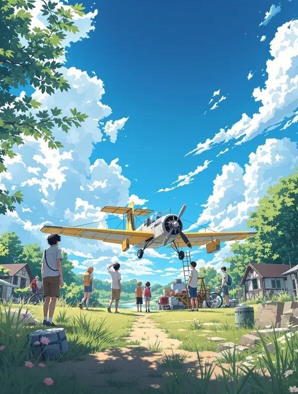 夏空飞行 - 宅男视频夏祭热映 夏空飞行